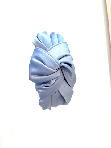 Image of Light Blue Satin Headband