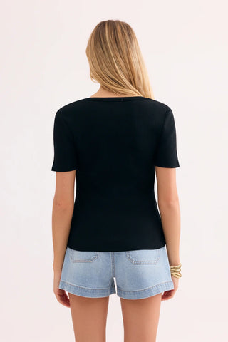 Image of SALE Basic Top- Navy