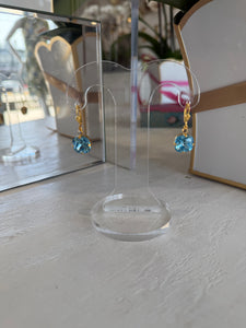 Classic Earrings- Electric Blue