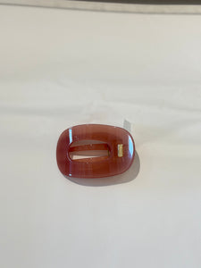 Oval Yoga Clip- Pink