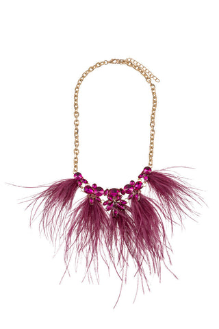 Image of Cream Feather Necklace