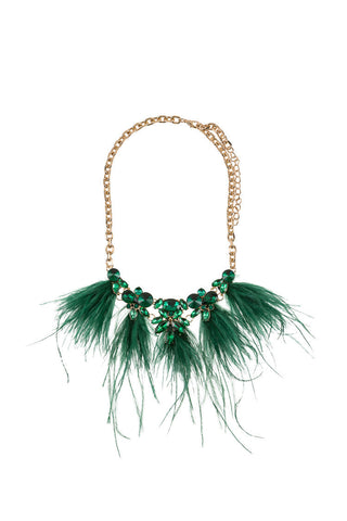 Image of Cream Feather Necklace