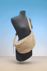 Leather Crossbody- Taupe
