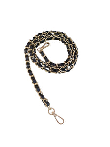 Leather Phone Chain- Black