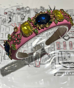 Jeweled Pink Headband