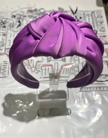 Image of Lavender Satin Headband
