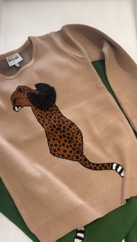 Cheetah Sweater Brown