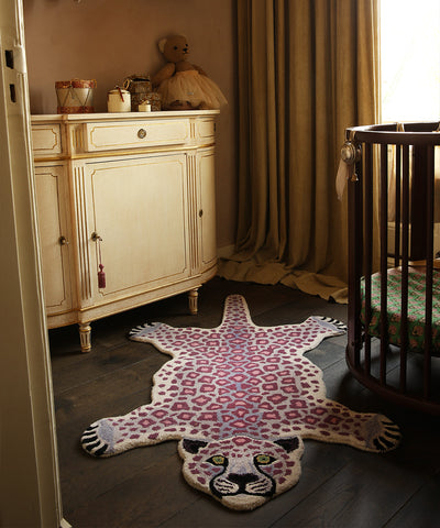 Image of Lily Leopard Rug Small