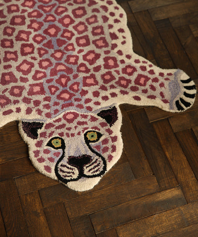 Image of Lily Leopard Rug Small