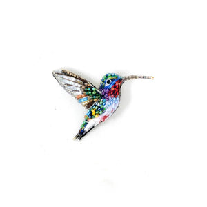 Lucifer Hummingbird Brooch Pin