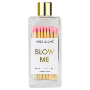 BLOW ME - GLASS BOTTLE SAFETY MATCHES