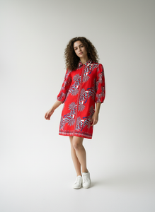 Ava Crimson Ascent Dress