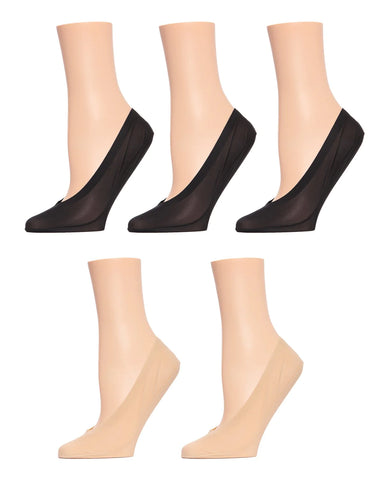 Women's Micro No Show Liner Socks 5-Pack