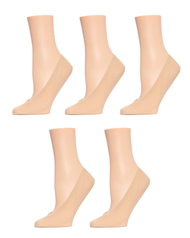 Women's Micro No Show Liner Socks 5-Pack