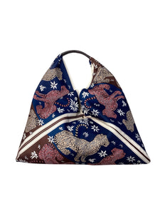 Leopard Bag- Blue