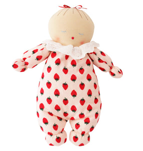 Asleep Awake Baby Doll 24cm Strawberry