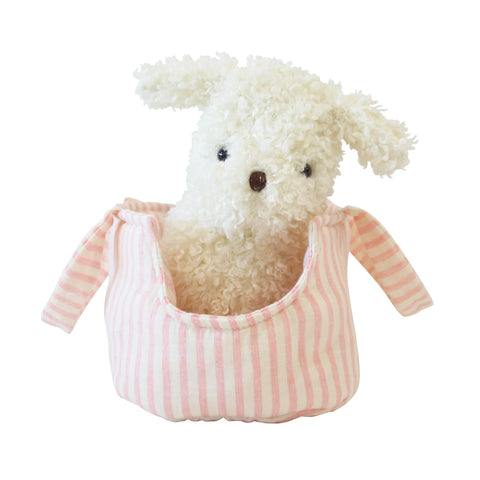 Image of Puppy in Carrier 'Marshmallow'