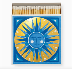 Golden Sun Square Matchbox