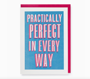 Practically Perfect Greeting Card