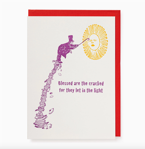 Cracked Greeting Card