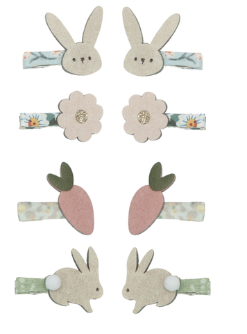Image of Bunny & Flower Mini Clips