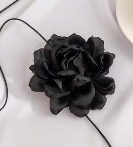 Accessory Flower Black