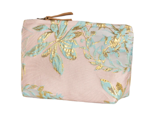 Rose With Mint and Gold Lurex Bag Medium