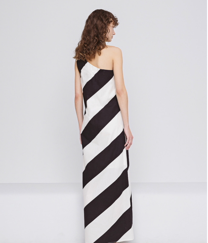 Image of Maxi Striped Cotton Dress