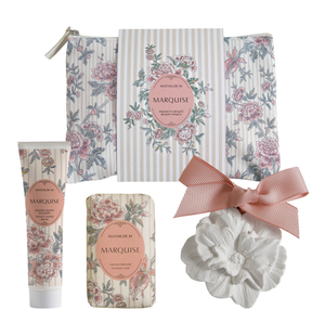 Mathilde M. Beauty Pouch with Lotion, Soap, and a Scented Plaster Decor-Marquise