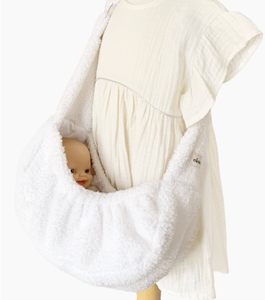 Babies – Hammock doll holder in white terrycloth