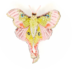Moon Moth Brooch Pin