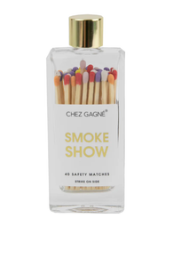 SMOKE SHOW- GLASS BOTTLE SAFETY MATCHES