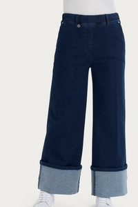 Palazzo jeans in Super Denim - Persia