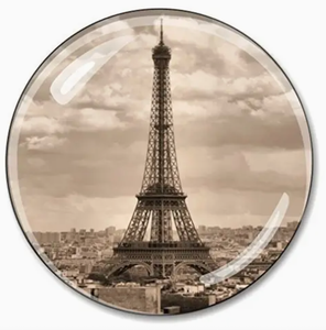 Eiffel Tower Paperweight Crystal 3 Inches