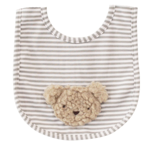 Sherpa Bear Bib Oatmeal