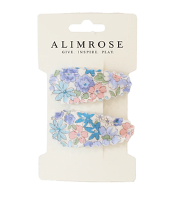 Hair Clip Set Liberty Blue