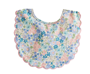 Scallop Bib Liberty Blue