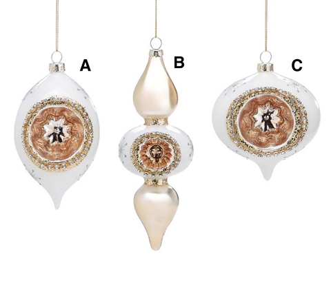 Image of ORNAMENT WHITE RETRO REFLECTERS