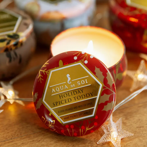 Holiday Spiced Toddy 4oz Aqua De Soi Candle Tin