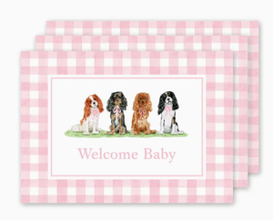 Cavalier Garden Pink Milestone Cards