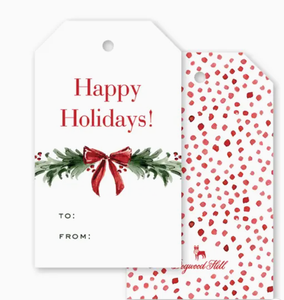 Christmas Spirits Garland Gift Tags
