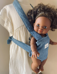 Light Blue Denim Doll Carrier