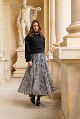 Image of Amber Tulle Skirt - Black