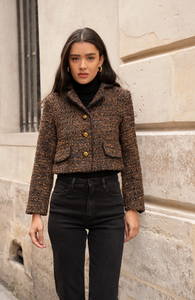 Tweed Jacket- Brown