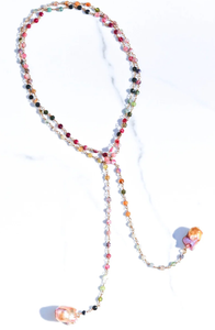 WRAPSODY NECKLACE- RAINBOW TOURMALINE