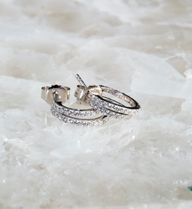 EVIL TWIN HUGGIES- STERLING SILVER