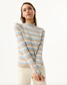 Striped Sweater- Blue
