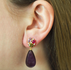 Dolce - Amethyst Earrings