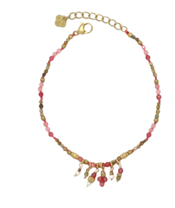 Pink Beaded Bracelet