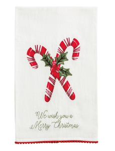 Candy Cane Printed Towel